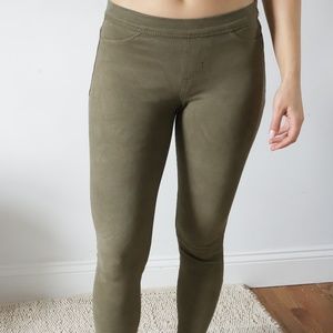 Faux Suede Leggings